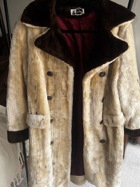 VINTAGE FAUX FUR penny coat
